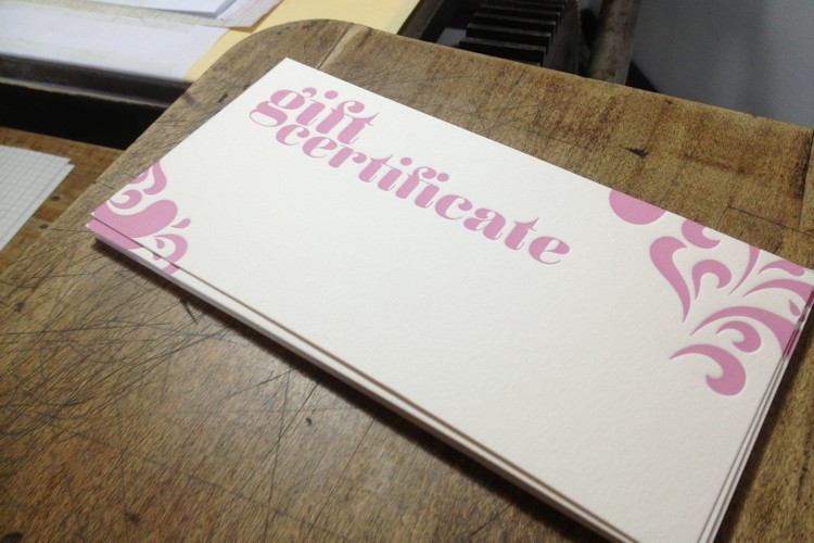 First Letterpress colour