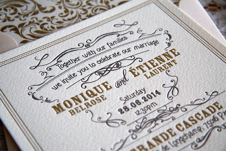 Paris Invitation - Wedding