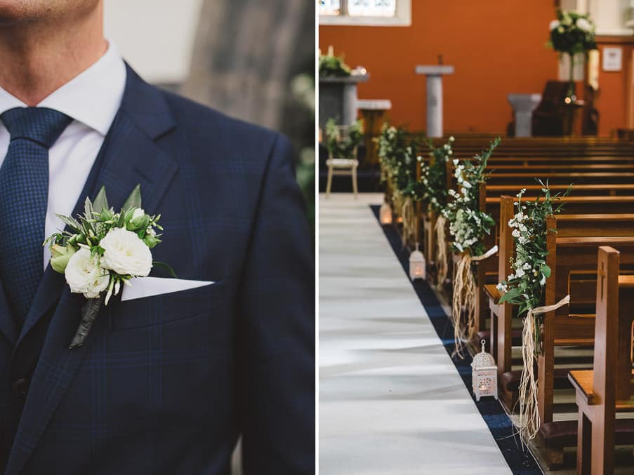 Wedding Details Aoibhin and John Florals