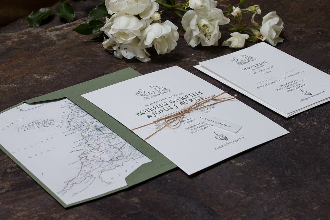 wedding invitation Aoibhin Garrihy John J Burke