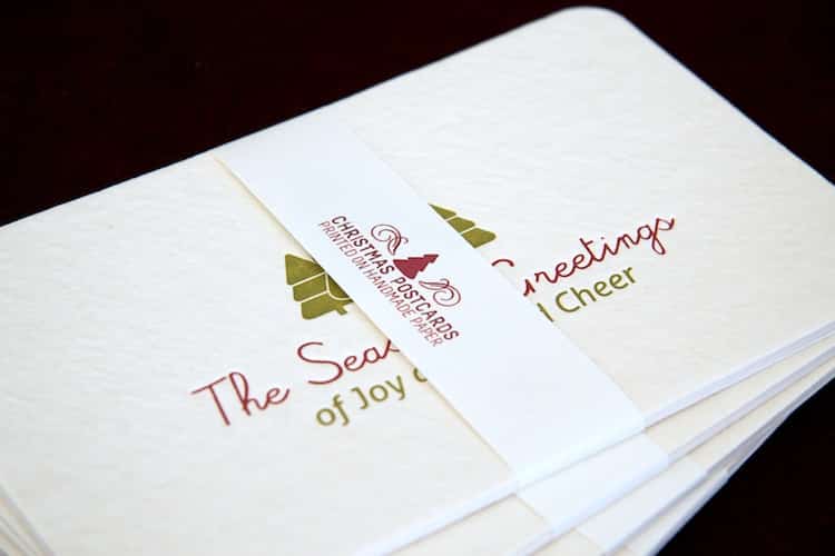 Three christmas cards pack