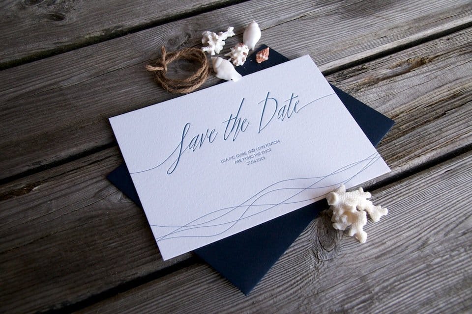 As simple Save the Date
